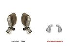Fabspeed Porsche 993 Twin Turbo Muffler Bypass Pipes with tips (1995-1998) (Image: 3)