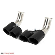 Fabspeed Long Quad Exhaust Tips for Porsche 996 Carrera/GT3, product view 2