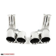 Fabspeed Short Quad Tips for Porsche 996 Carrera, product view 2