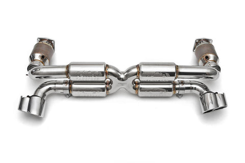 Fabspeed Porsche 996 GT2 70mm Supersport X- Pipe Exhaust System (2001-2005) (Image: 1)