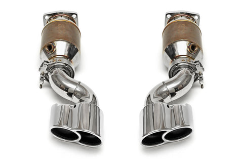 Image of Fabspeed Porsche 996 GT2 Muffler Bypass Exhaust System (2001-2005)