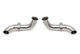 Fabspeed Porsche 996 GT3 Competition Muffler Outlets w/ Adjustable Turndowns (Image: 1)