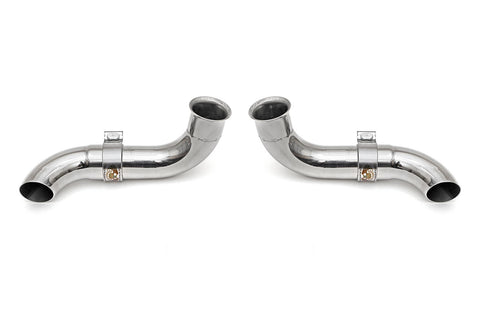 Fabspeed Porsche 996 GT3 Competition Muffler Outlets w/ Adjustable Turndowns (Image: 1)