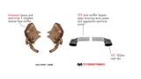 Fabspeed Porsche 996 GT3 Muffler Bypass Pipes (1999-2005) (Image: 2)
