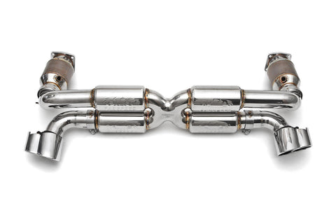 Fabspeed Porsche 996 Turbo Supersport 70mm X-Pipe Exhaust System (2000-2005) (Image: 1)