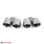 Fabspeed Porsche 997.2 Turbo / Turbo S Deluxe Quad Style Tips (2010-2012) (Image: 1)