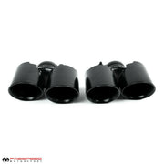 Fabspeed Quad Exhaust Tips for Porsche 997.2 Turbo / Turbo S, product view 4