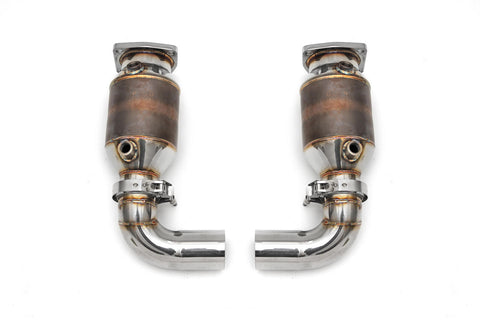 Fabspeed Porsche 997.2 Turbo / Turbo S Sport Catalytic Converters (2010-2012) (Image: 1)