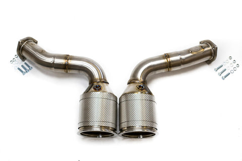 Fabspeed Porsche Cayenne S/GTS/Turbo Sport Catalytic Converters (2019+) (Image: 1)