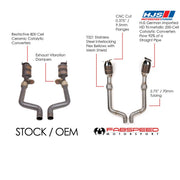 Fabspeed Sport Catalysts for Ford Shelby GT350 and GT350R (2016–2020), product view 3