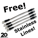 Brake Friday™ Porsche 944 Turbo Non-M030 Early Style 4 Piston Caliper Restoration (Pair - 1986-89)