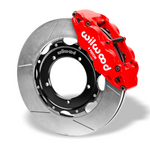New from Wilwood Engineering! If you're looking for a cost effective true bolt on big brake kit for your Porsche 911, Wilwood Brakes has you covered. This aluminum 4 piston system is perfect for road or track use and incudes brake pads, brake hoses, brake calipers, and brake rotors. Upgrade your Porsche today!