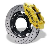 New from Wilwood Engineering! If you're looking for a cost effective true bolt on big brake kit for your Porsche 911, Wilwood Brakes has you covered. This aluminum 4 piston system is perfect for road or track use and incudes brake pads, brake hoses, brake calipers, and brake rotors. Upgrade your Porsche today!