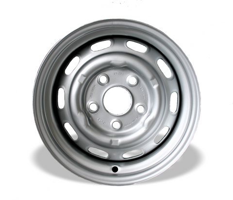 Maxilite Vintage 7x15" Steel Wheel for Porsche 356, 911, 912 and 914-6. PMB is proud to announce the addition of Switzerland's finest aftermarket Fuchs style wheels! Get that perfect OE factory vintage vibe with these 5x130 steelies. Specifications: Size: 7x15, Bolt circle: 5x130 mm Offset: 23.3 mm Center Bore 71.6 mm