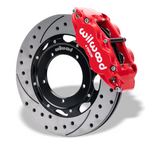 New from Wilwood Engineering! If you're looking for a cost effective true bolt on big brake kit for your Porsche 911, Wilwood Brakes has you covered. This aluminum 4 piston system is perfect for road or track use and incudes brake pads, brake hoses, brake calipers, and brake rotors. Upgrade your Porsche today!