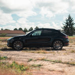 Rennline Carbon Fiber Hatch Spoiler for Macan: Hand-laid carbon fiber with UV gloss finish, OEM+ fit, easy install.  Shop now at PMB Performance.