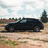 Rennline Carbon Fiber Hatch Spoiler for Macan: Hand-laid carbon fiber with UV gloss finish, OEM+ fit, easy install.  Shop now at PMB Performance.