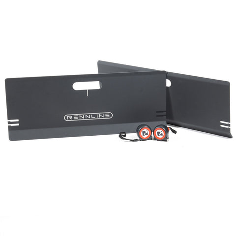 Rennline Toe Alignment Tool: Quick, precise toe adjustments with durable aluminum plates and self-locking tape measures. Shop now at PMB Performance.