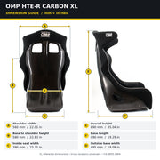 OMP HTE-R Carbon XL Motorsport Racing Seat