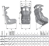 OMP HTE-R Racing Seat - Regular or XL product image 2