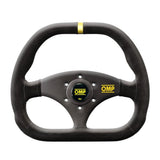 Competition Motorsport OMP Kubic Steering Wheel – Flat Top 310x265mm Racing Wheel With Anatomic Grip