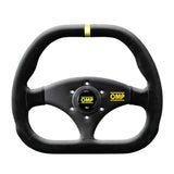 Competition Motorsport OMP Kubic Steering Wheel – Flat Top 310x265mm Racing Wheel With Anatomic Grip