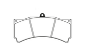 Pagid Racing Front/Rear Brake Pad Set No. 1903