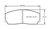 Pagid Racing Rear Brake Pads for Audi S1 Sport Quattro Rally Car