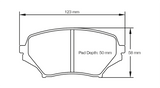 Pagid Racing Front Brake Pad Set No. 8082