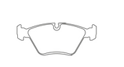 Pagid Racing Front Brake Pad Set No. 1295