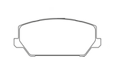 Competition Motorsport Pagid Racing Front Racing Brake Pads No. 7034