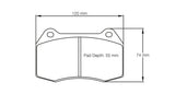 Pagid Racing Front Brake Pad Set No. 1427
