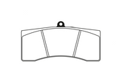 Pagid Racing Front Brake Pad Set No. 1896