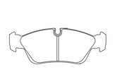 Competition Motorsport Pagid Racing Front Racing Brake Pads No. 2180