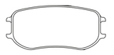 Pagid Racing Front/Rear Brake Pad Set No. 4929 for Porsche 991/Cayman