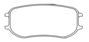 Pagid Racing Front/Rear Brake Pad Set No. 4929 for Porsche 991/Cayman