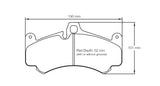 Ferodo Front Brake Pads for Porsche Carrera GT/996/997 (2000–2012)