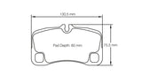 Cobalt XR1 Rear Brake Pads for Porsche 996/997 (2000–2012)