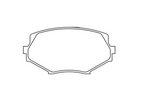 Pagid Racing Front Brake Pad Set No. 8127