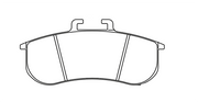 Pagid Racing Front Brake Pad Set No. 8197