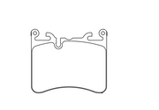 Pagid Racing Rear Brake Pad Set No. 8270 RSC1
