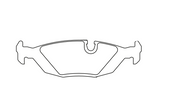 Competition Motorsport Pagid Racing Rear Racing Brake Pads No. 1141