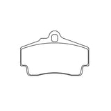 Pagid Racing Rear Brake Pad Set No. 2406 for Porsche 993/986/987/981/718/996/Cayenne