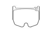 Pagid Racing Front Brake Pad Set No. 8027 for Mercedes E55 AMG/SL 65 AMG
