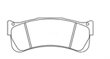 Pagid Racing No. 8038 Front Brake Pad Set for Porsche 997