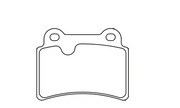Pagid Racing Rear Brake Pad Set No. 8069