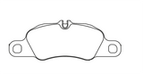 Pagid Racing Front/Rear Brake Pad Set No. 8074 for Porsche 981/718/997/991/992