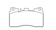 Pagid Racing Rear Brake Pad Set No. 8089 for Mercedes CLS 63 AMG/SLS AMG Black Series
