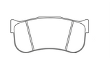 Pagid Racing Front Brake Pad Set No. 8101 RSL1 for Porsche 991