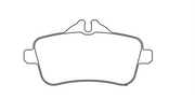 Pagid Racing Rear Brake Pad Set No. 8189 for Mercedes A 45 AMG (W176)/CLA 45 AMG